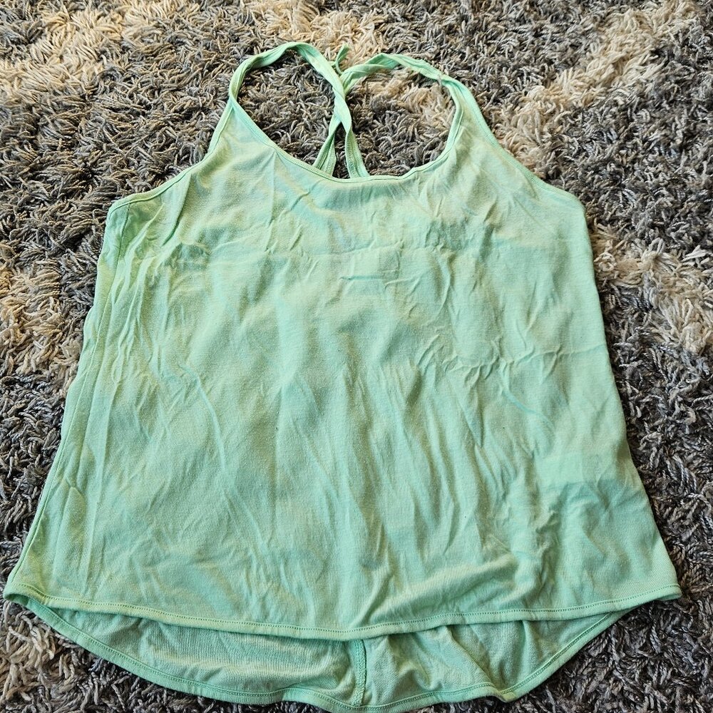 Zyia Mint Twist and Flow Tank